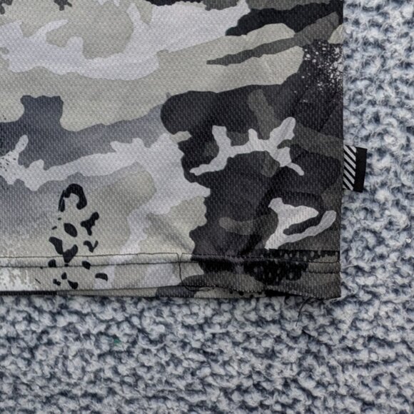 NBA Camouflage Tank Top Mens LG Lightweight Mesh Muscle Basketball Lifting Gray - Picture 8 of 13